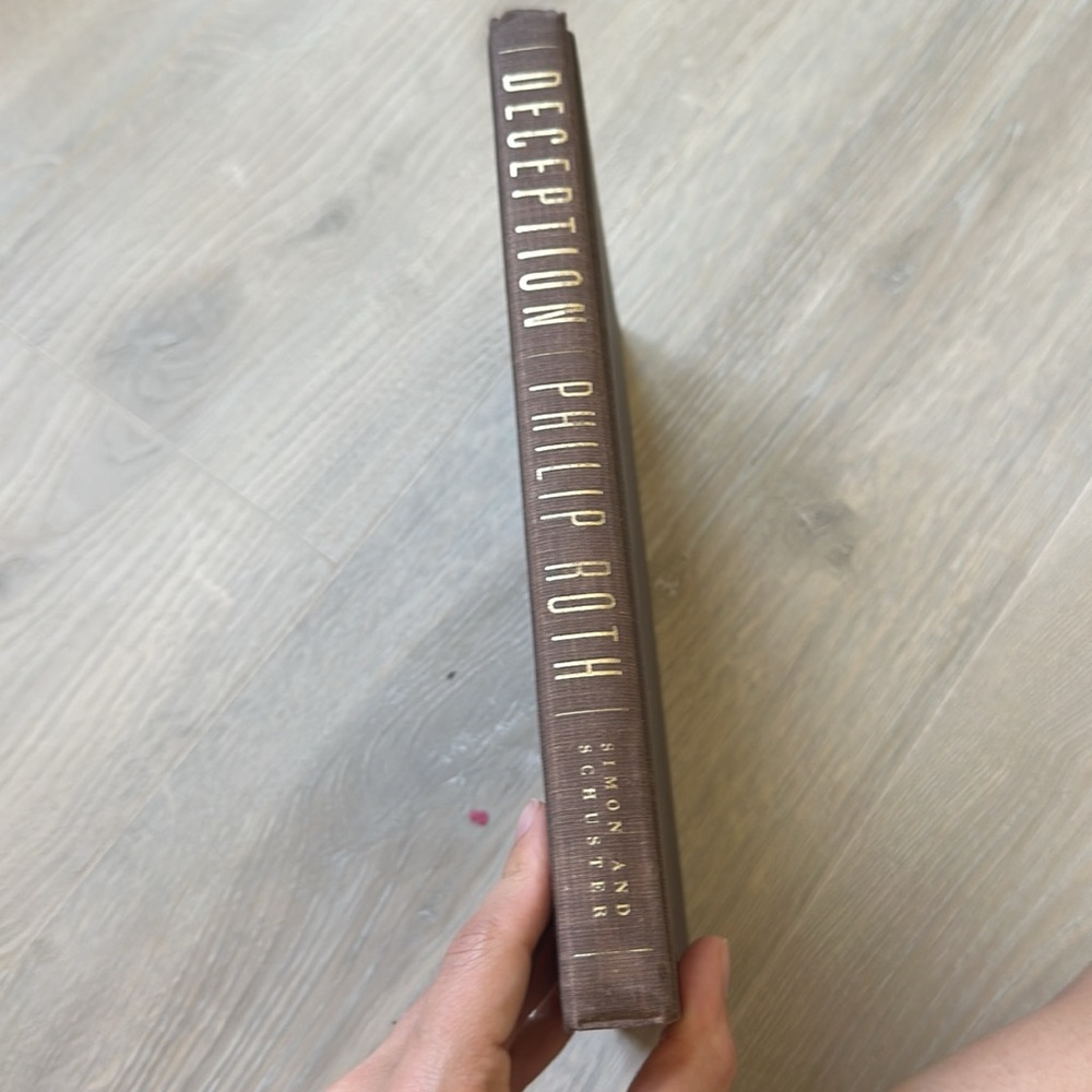Deception by Philip Roth book - Picture 4 of 5